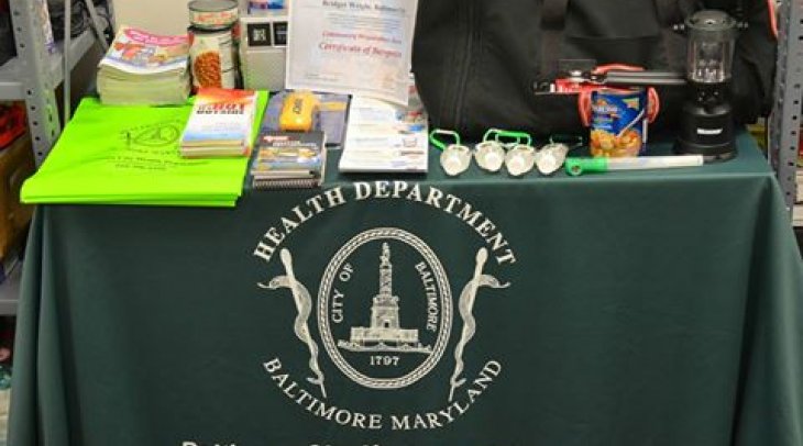 Baltimore City Health Department Table